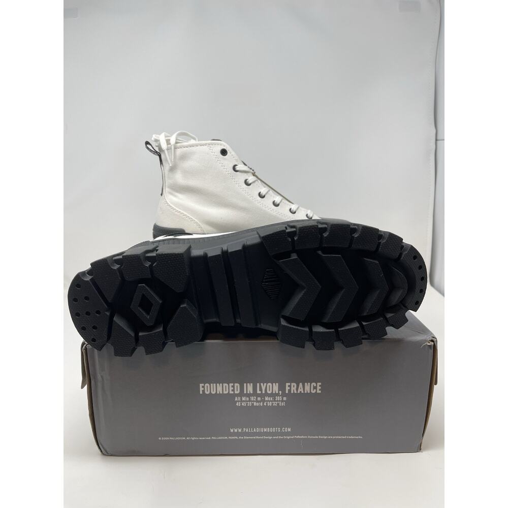 Palladium Shoe‎ Women's 8M Revolt TX HI Star White/Black 97242-116-M Retail $170 - Picture 6 of 8